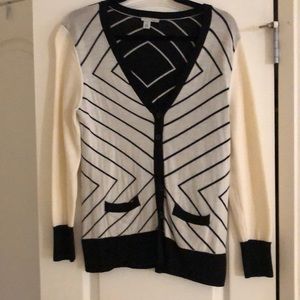 Halogen 100% merino wool cardigan